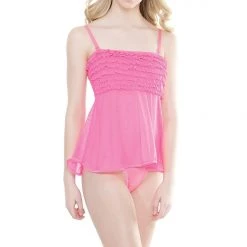 Coquette Christmas Ruffle Bust Babydoll 26 Coquette Christmas Ruffle Bust Babydoll