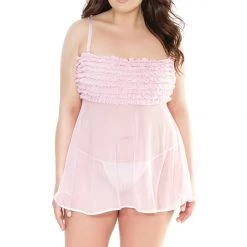 Coquette Christmas Ruffle Bust Babydoll 28 Coquette Christmas Ruffle Bust Babydoll