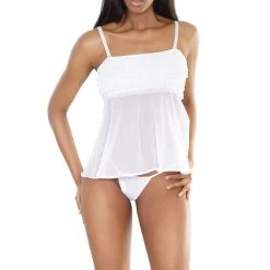 Coquette Christmas Ruffle Bust Babydoll 38 Coquette Christmas Ruffle Bust Babydoll