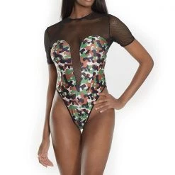 Coquette High Cut Teddy Lingerie