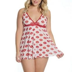 Coquette Christmas Babydoll & Thong Set