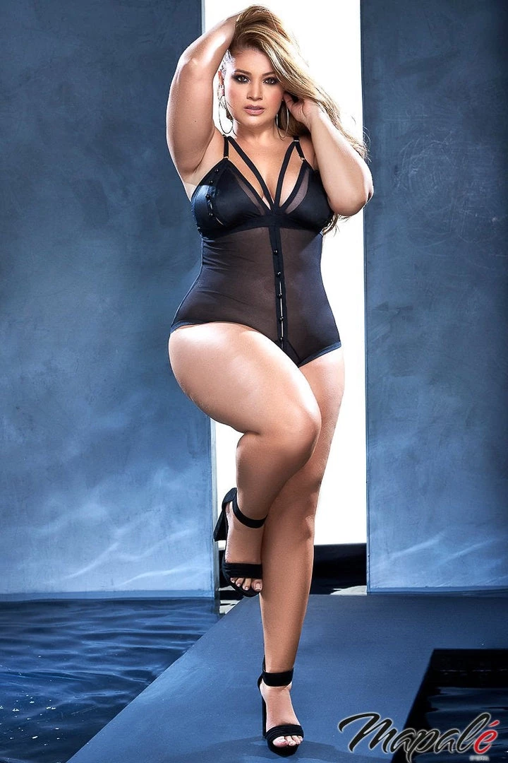 Mapale Lingerie Buttoned Teddy 2 Mapale Lingerie Buttoned Teddy