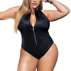 Mapale Lingerie Zipper Teddy