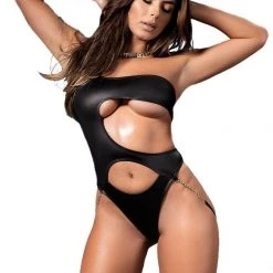 Mapale Lingerie Women Asymmetrical Teddy