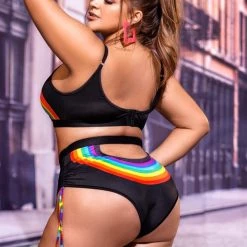 Mapale Lingerie Rainbow 3PC Set Women 5 Mapale Lingerie Rainbow 3PC Set Women