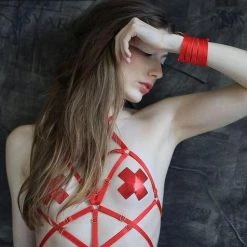 Pastease Plus X: Liquid Red Cross Nipple Pasties Festival