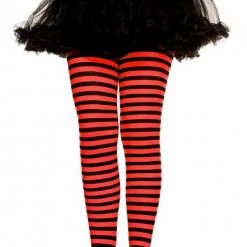 Music Legs Girls Stripes Tight (Junior) Christmas