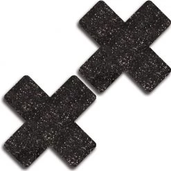 Set Of Glitter Cross Pasties