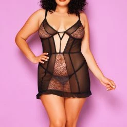 Glitter Dark In Love Chemise Women