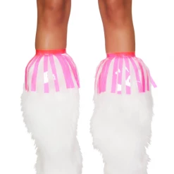 Roma Vinyl Fringe Leg Wrap Women