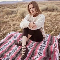 TUK A9417L Black TUKskin™ Multi-Strap Pointed Mary Jane Creeper