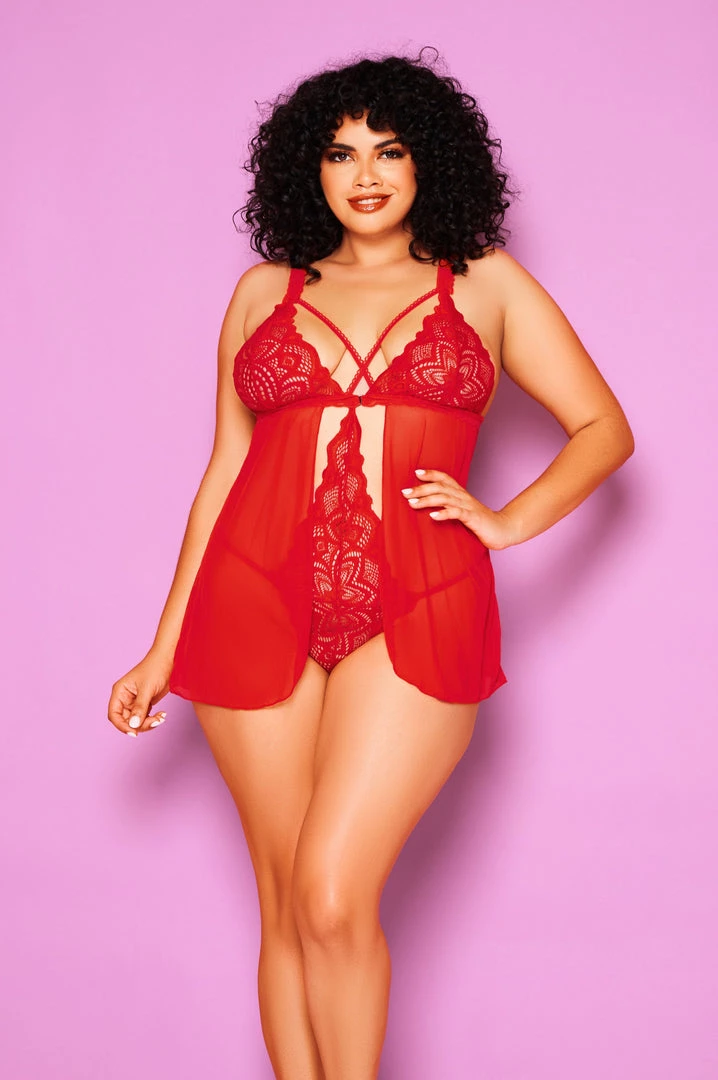 Glitter Women Aryn Babydoll 1 Glitter Women Aryn Babydoll