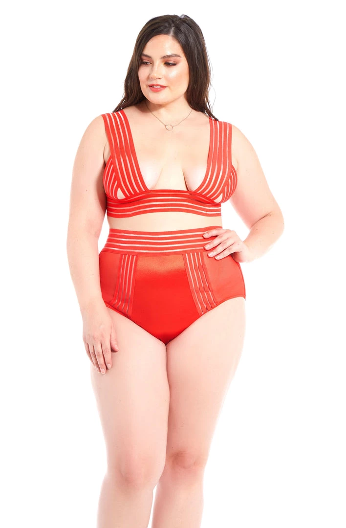 Glitter Women Elastic Hearts Bra Set 1 Glitter Women Elastic Hearts Bra Set