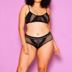 Glitter Women Attention Lover Bra Set