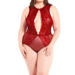 Glitter Women Two Toned No Cup Lace Teddy 7 Glitter Women Two Toned No Cup Lace Teddy