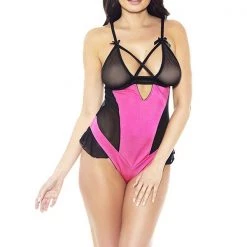 Glitter Women Microfiber & Mesh Teddy