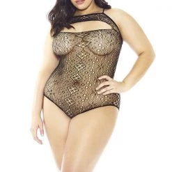 Glitter Multi Pattern Hosiery Teddy Women