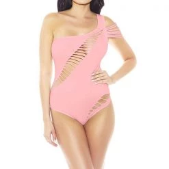 Glitter One Shoulder Teddy Women