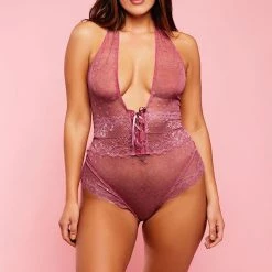 Glitter Lace & Daisy Mesh Teddy