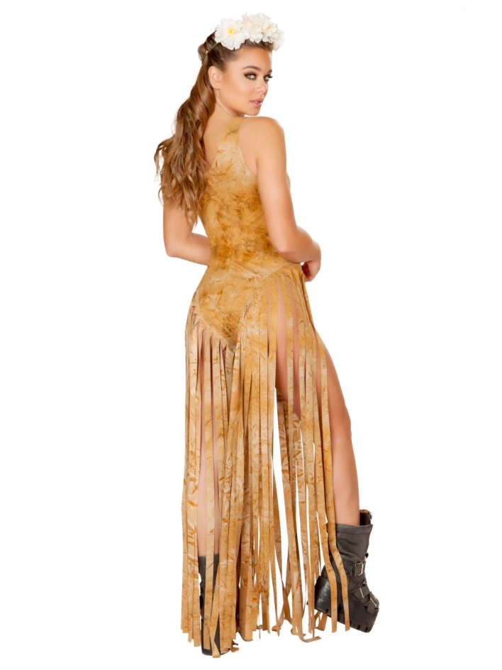 Roma Women Bodysuit With Long Fringe 2 Roma Women Bodysuit With Long Fringe