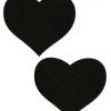 Pastease Halloween Love: Black Heart Nipple Pasties