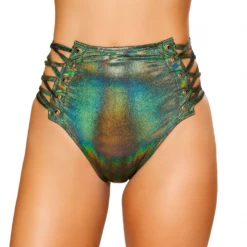 Roma Women Lace-Up Detail Short