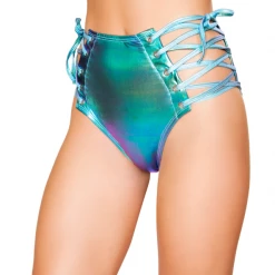 Roma Women Lace-Up Detail Short