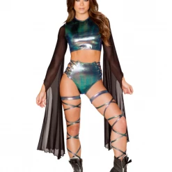 Roma Women Lace-Up Detail Short