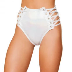 Roma Women Lace-Up Detail Short