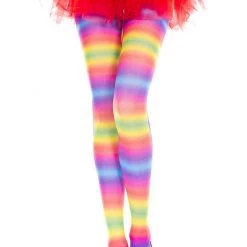 Music Legs Opaque Rainbow Pantyhose