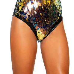 Roma Tear Drop Sequin & Shimmer Shorts Women