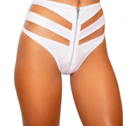 Roma Women Snake Skin Front Zipper Shorts