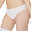 Coquette Crotchless Panty With Veil Detail