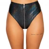 Roma Women Snake Skin High-Waisted Shorts