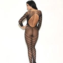 Glitter Women 3-4 Sleeve Bodystocking 7 Glitter Women 3-4 Sleeve Bodystocking