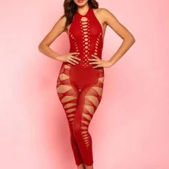 Glitter Caliente Bodystocking