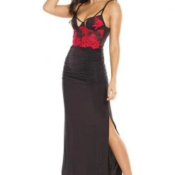 Coquette Embroidered Gown Lingerie