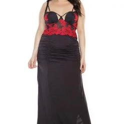 Coquette Embroidered Gown Christmas