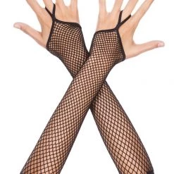 Music Legs Diamond Net Gloves