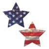 Pastease Star: Glittering Stars & Stripes Nipple Pasties Halloween