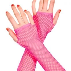 Music Legs Costumes Thick Mini Diamond Net Arm Warmer