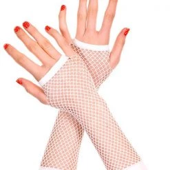 Music Legs Costumes Thick Mini Diamond Net Arm Warmer