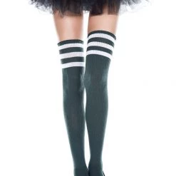 Music Legs Christmas Athlete Acrylic Thigh Hi