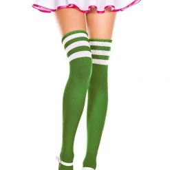 Music Legs Christmas Athlete Acrylic Thigh Hi