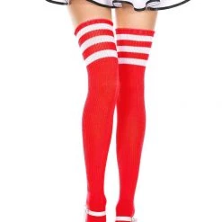 Music Legs Christmas Athlete Acrylic Thigh Hi