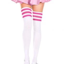 Music Legs Christmas Athlete Acrylic Thigh Hi