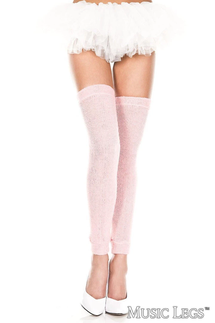 Music Legs Footless Acrylic Thigh Hi Leg Warmer 10 Music Legs Footless Acrylic Thigh Hi Leg Warmer