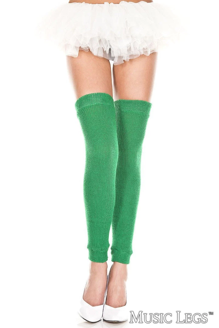 Music Legs Footless Acrylic Thigh Hi Leg Warmer 9 Music Legs Footless Acrylic Thigh Hi Leg Warmer