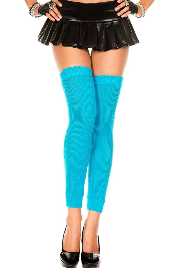 Music Legs Footless Acrylic Thigh Hi Leg Warmer 5 Music Legs Footless Acrylic Thigh Hi Leg Warmer