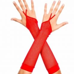 Music Legs Fishnet Gloves Christmas